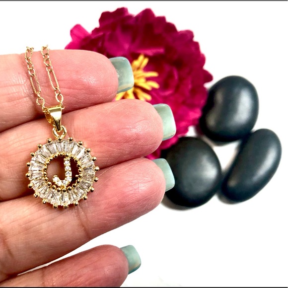 Initial J Necklace, Letter J, Personalized J, Boho - Picture 6 of 9